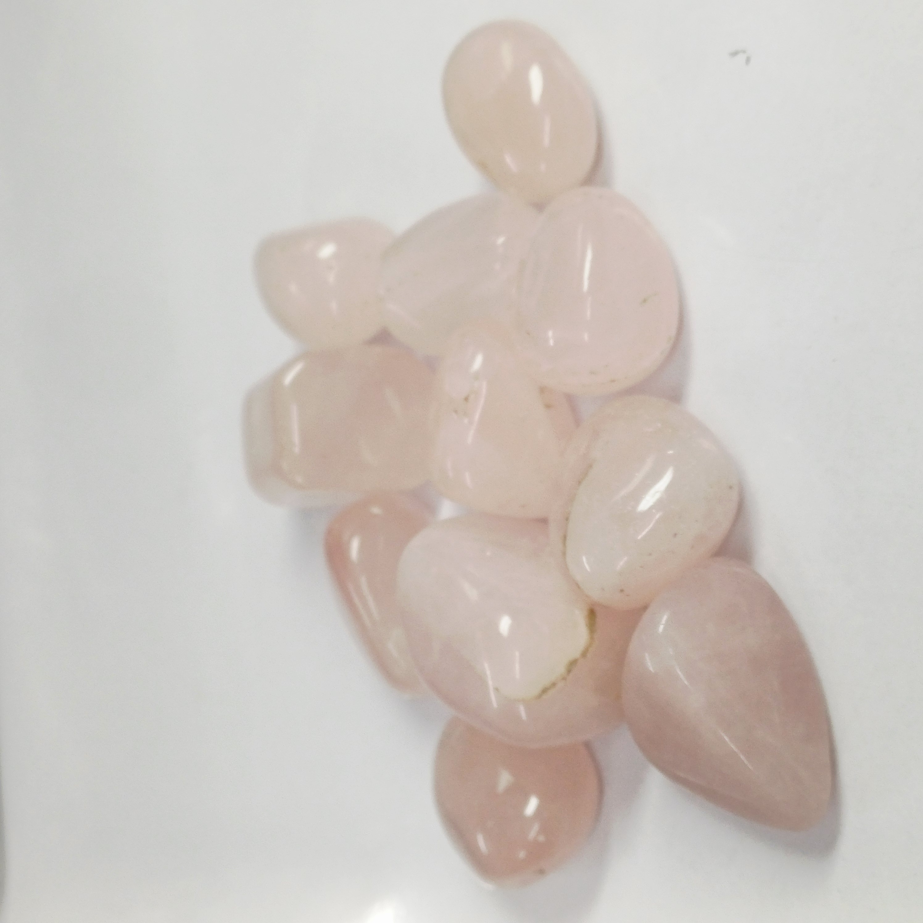 Rose quartz tumble
