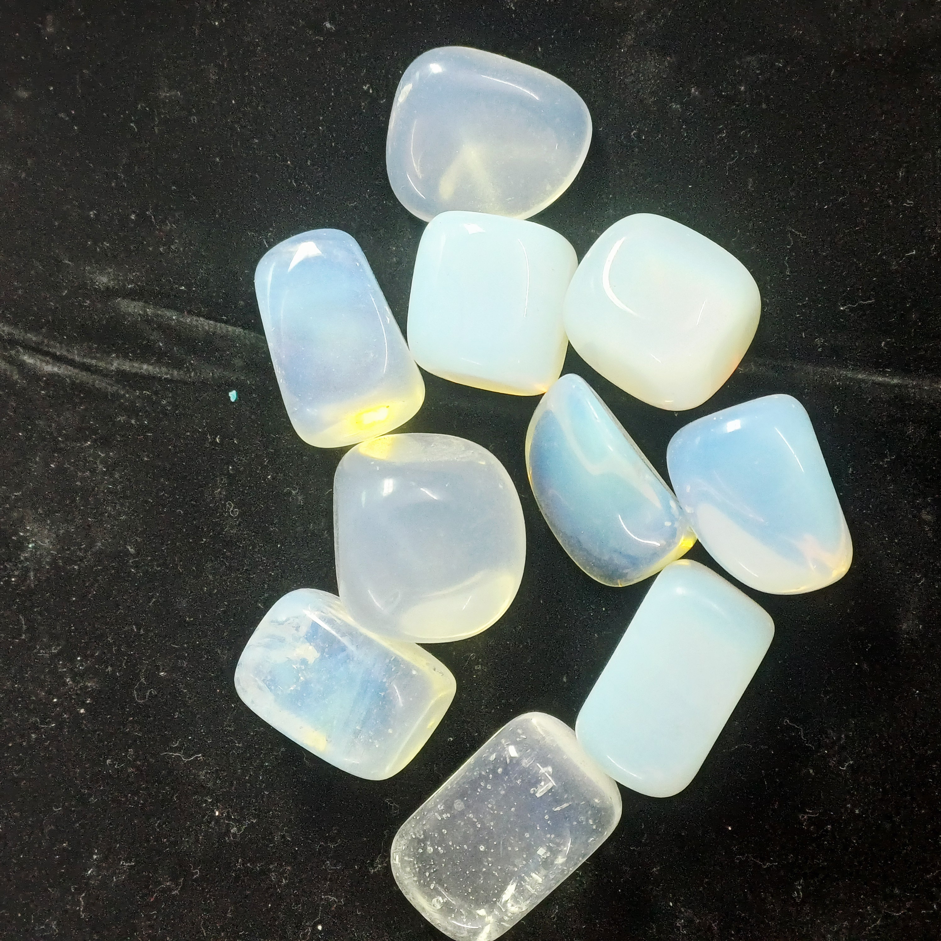 Opalite tumbles