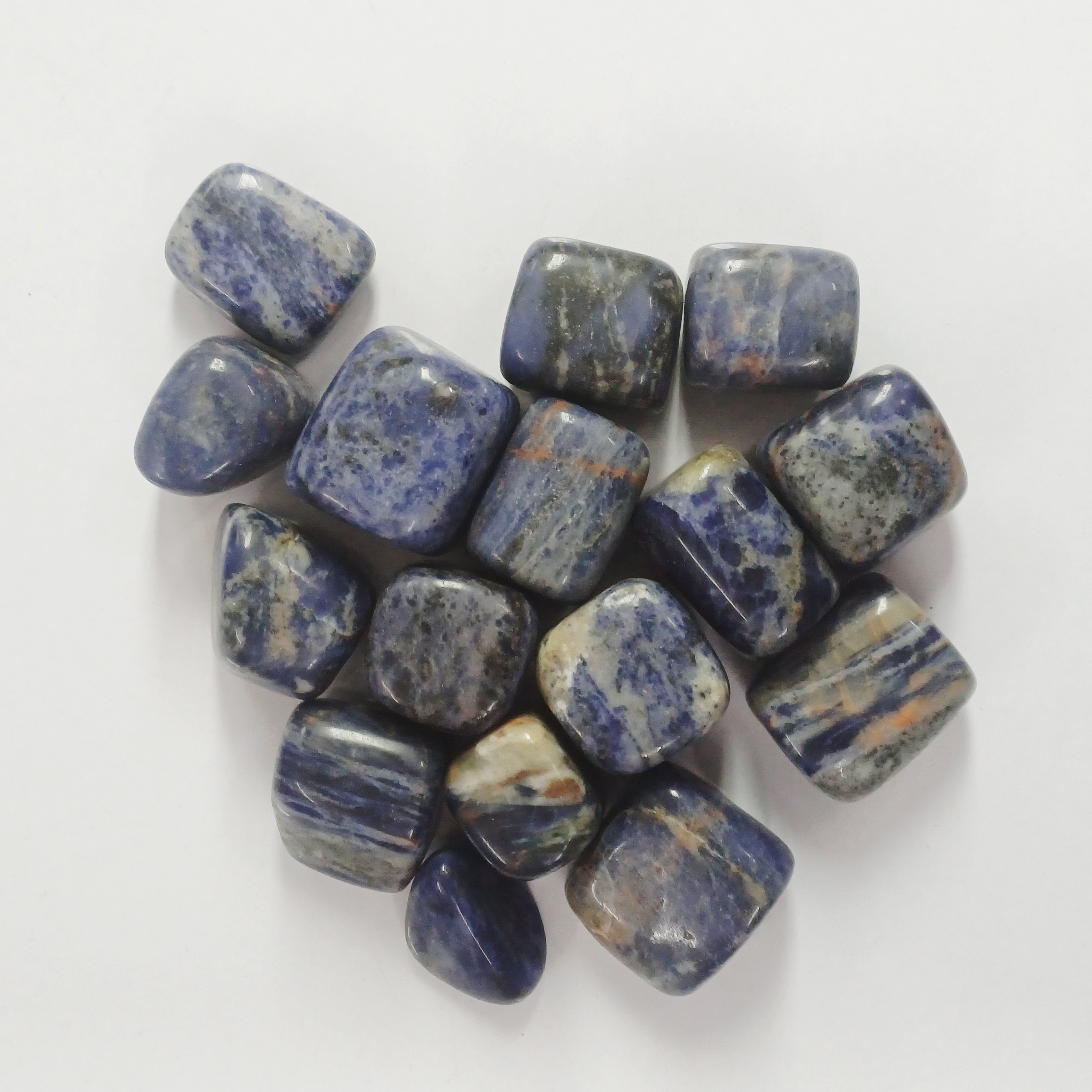 Sodalite tumbles