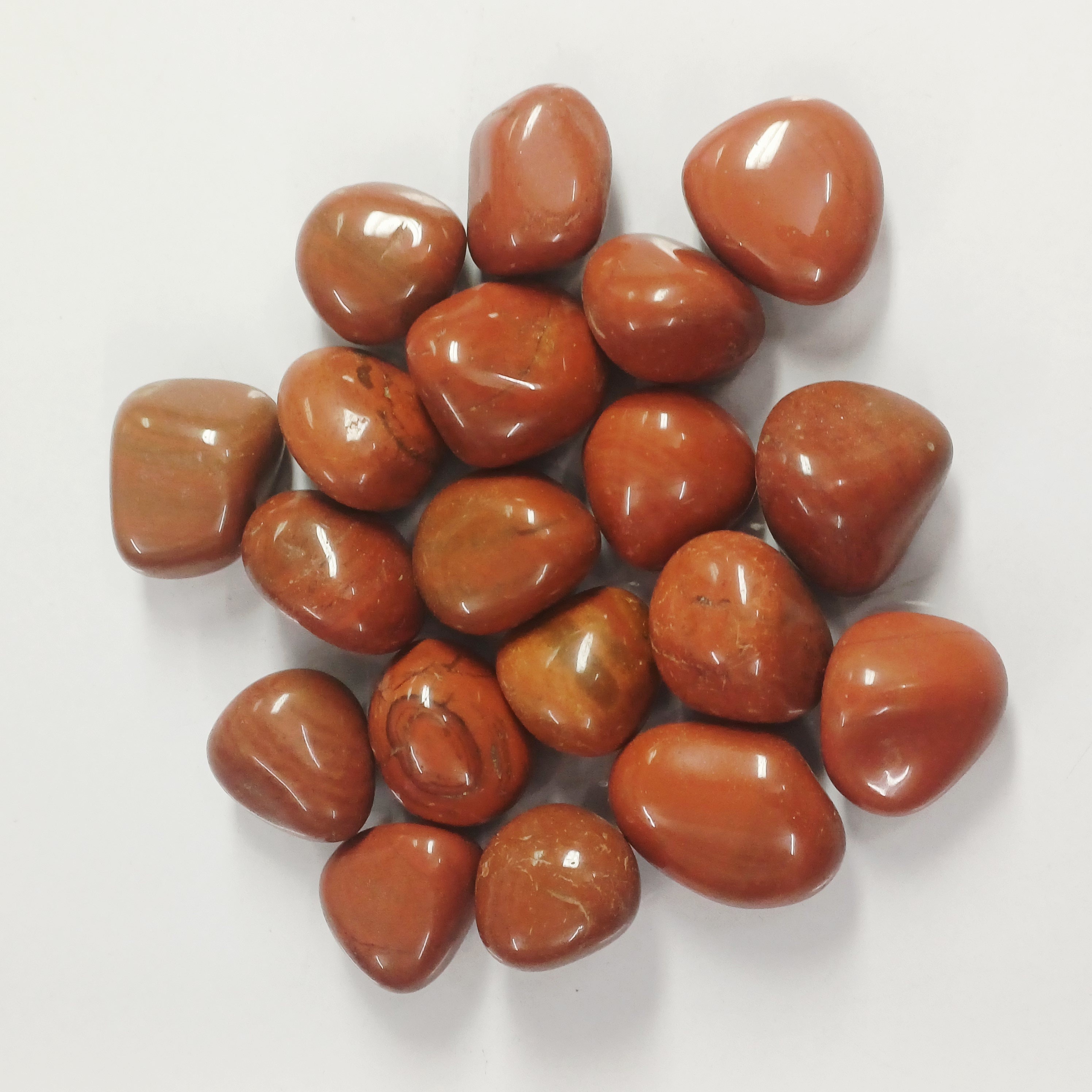 Red jasper tumble